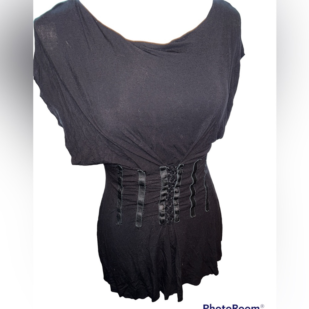 Sexy yet classy bodice detail top sz sm - Picture 9 of 16